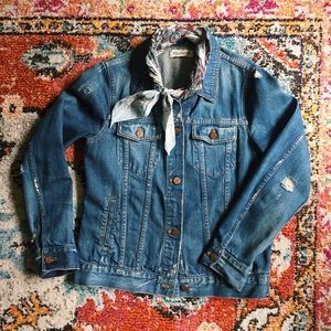 Madewell Distressed Denim Jacket